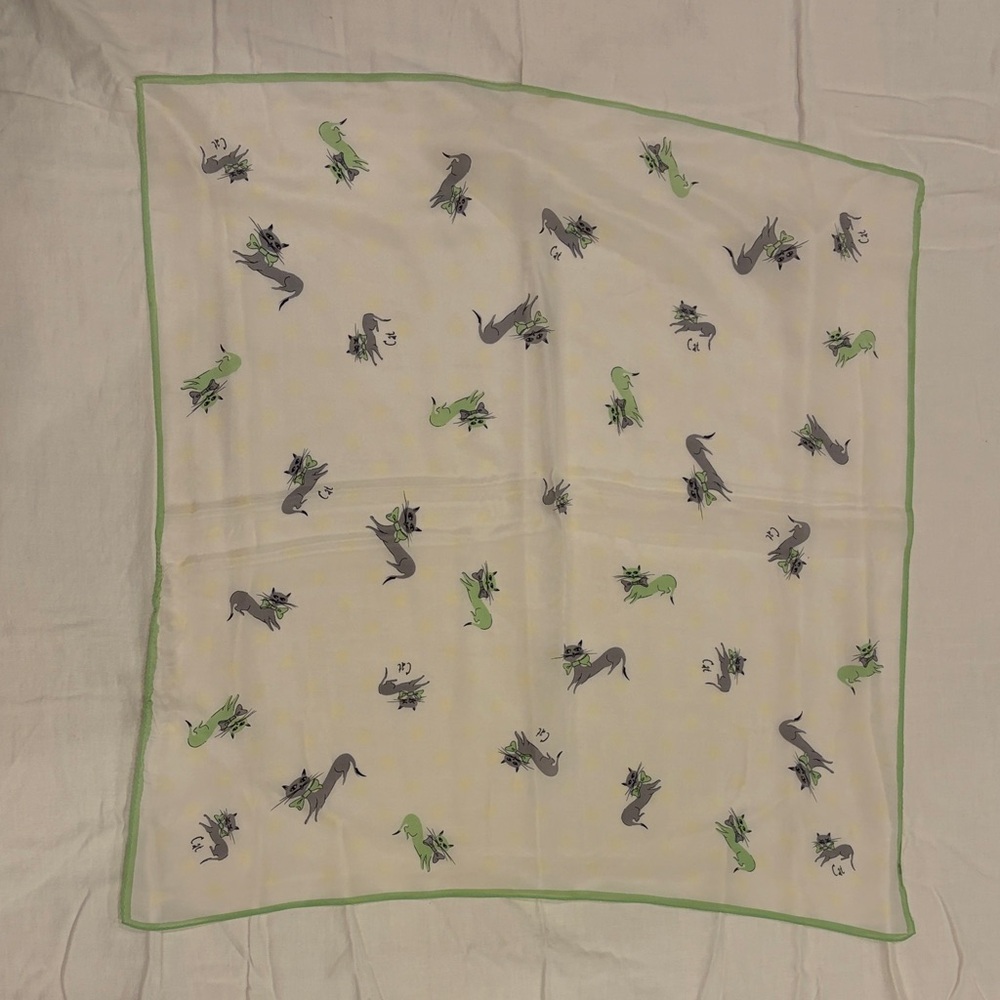 Cat Print Scarf